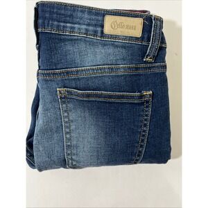Cello‎ Jeans Women's Size 3 Factory Distressed Dark Wash Ankle Skinny Stretch